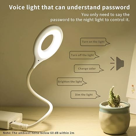 Smart Voice Activated And Controlled USB Light
